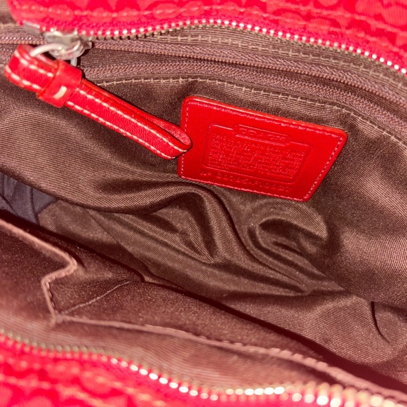 Vintage red coach purse - Picture 3 of 6